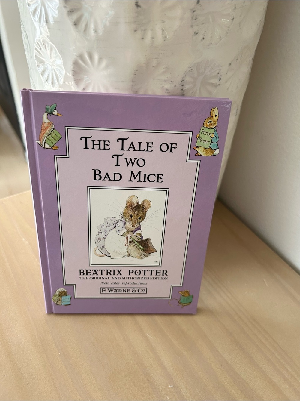 Vintage 1992 The Tale of Two Bad Mice Beatrix Potter Hardcover Book